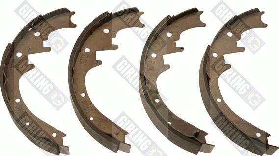 Girling 5184449 - Комплект тормозных колодок, барабанные autospares.lv