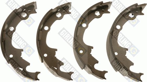 Girling 5184139 - Комплект тормозных колодок, барабанные autospares.lv