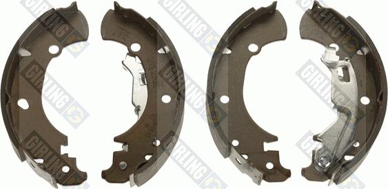 Girling 5184886 - Комплект тормозных колодок, барабанные autospares.lv