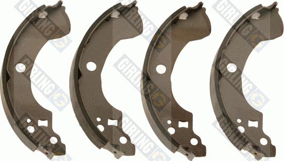 Girling 5184879 - Комплект тормозных колодок, барабанные autospares.lv