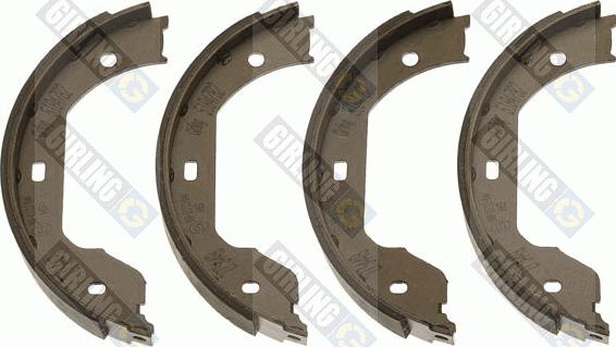 Girling 5184782 - Комплект тормозов, ручник, парковка autospares.lv