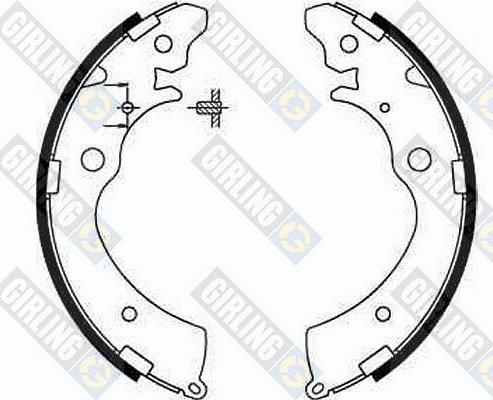 Girling 5185599 - Комплект тормозных колодок, барабанные autospares.lv