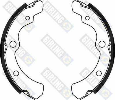 Girling 5185079 - Комплект тормозных колодок, барабанные autospares.lv