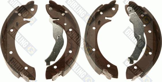 Girling 5185281 - Комплект тормозных колодок, барабанные autospares.lv