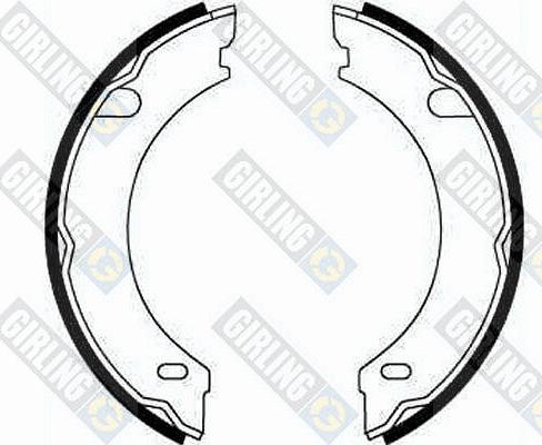 Girling 5186211 - Комплект тормозов, ручник, парковка autospares.lv