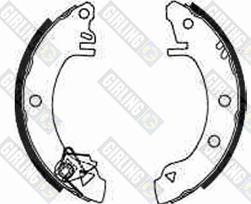 Girling 5183203 - Комплект тормозных колодок, барабанные autospares.lv