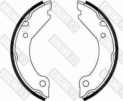 Girling 5182041 - Комплект тормозов, ручник, парковка autospares.lv