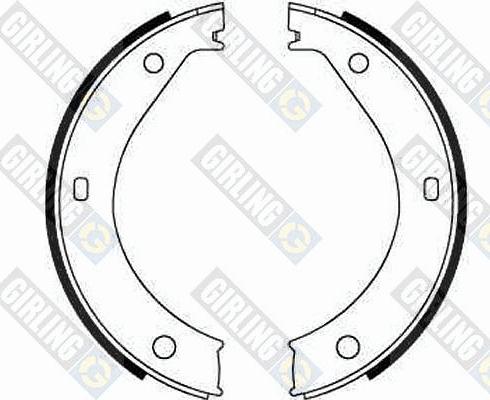 Girling 5182172 - Комплект тормозов, ручник, парковка autospares.lv