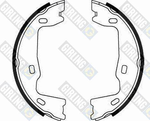 Girling 5182232 - Комплект тормозов, ручник, парковка autospares.lv