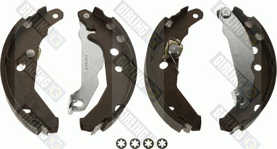 Girling 5182793 - Комплект тормозных колодок, барабанные autospares.lv