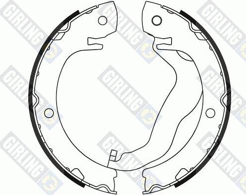 Girling 5187949 - Комплект тормозов, ручник, парковка autospares.lv