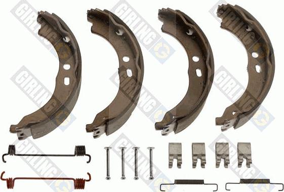 Girling 5187449 - Комплект тормозов, ручник, парковка autospares.lv