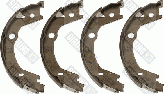 Girling 5187479 - Комплект тормозов, ручник, парковка autospares.lv