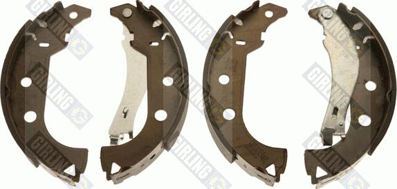 Girling 5187089 - Комплект тормозных колодок, барабанные autospares.lv