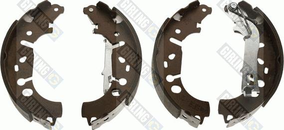 Girling 5187199 - Комплект тормозных колодок, барабанные autospares.lv