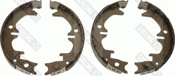 Girling 5187149 - Комплект тормозов, ручник, парковка autospares.lv