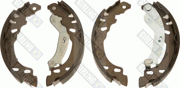 Girling 5187119 - Комплект тормозных колодок, барабанные autospares.lv