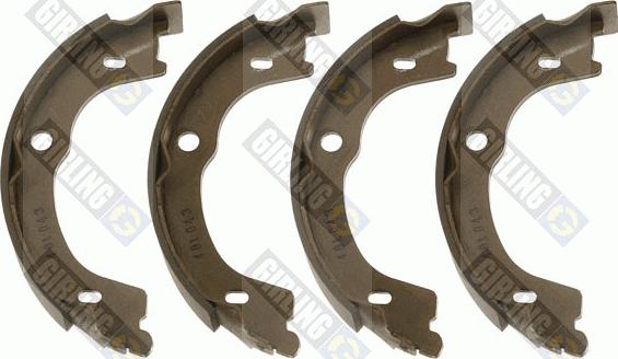 Girling 5187849 - Комплект тормозов, ручник, парковка autospares.lv