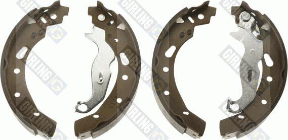 Girling 5187879 - Комплект тормозных колодок, барабанные autospares.lv