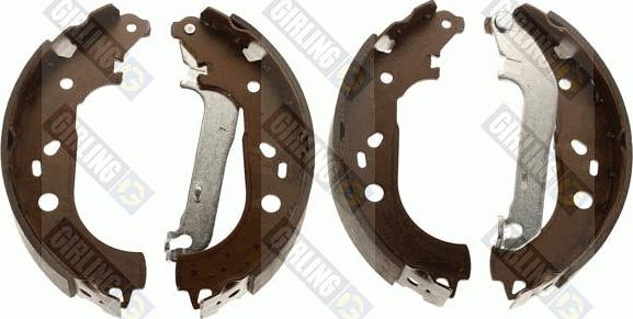 Girling 5187369 - Комплект тормозных колодок, барабанные autospares.lv