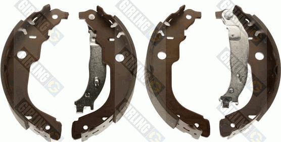 Girling 5187314 - Комплект тормозных колодок, барабанные autospares.lv