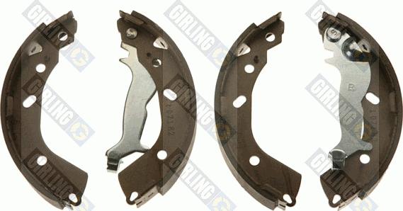 Girling 5187379 - Комплект тормозных колодок, барабанные autospares.lv