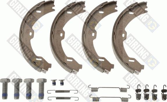 Girling 5187219 - Комплект тормозов, ручник, парковка autospares.lv