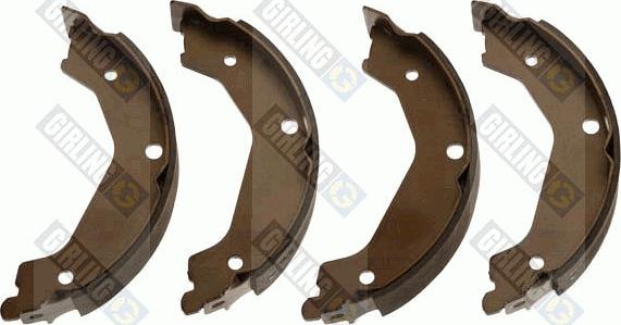 Girling 5187229 - Комплект тормозов, ручник, парковка autospares.lv