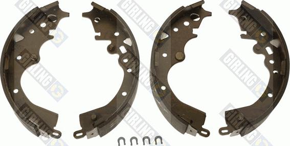 Girling 5187709 - Комплект тормозных колодок, барабанные autospares.lv