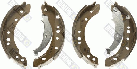 Girling 5187719 - Комплект тормозных колодок, барабанные autospares.lv