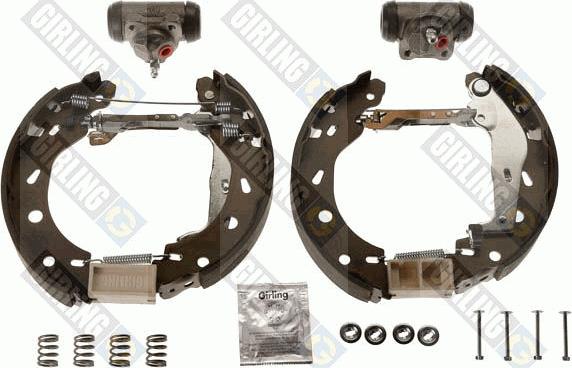 Girling 5315594 - Комплект тормозных колодок, барабанные autospares.lv