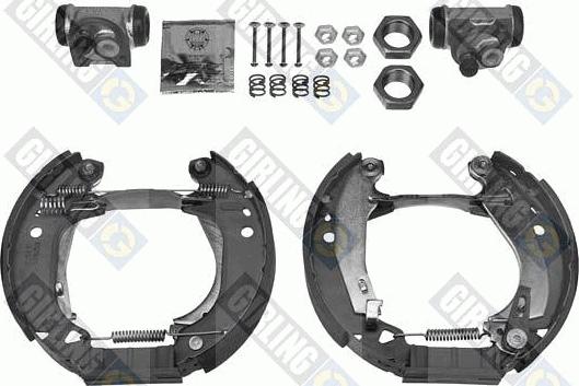 Girling 5311423 - Комплект тормозных колодок, барабанные autospares.lv