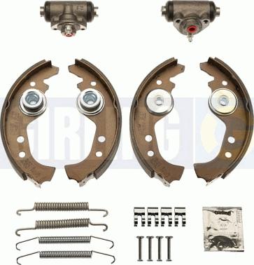 Girling 5217269 - Комплект тормозных колодок, барабанные autospares.lv