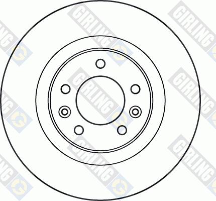 Girling 6049454 - Тормозной диск autospares.lv