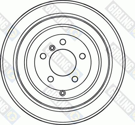 Girling 6049545 - Тормозной диск autospares.lv