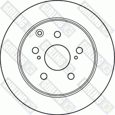 Girling 6049274 - Тормозной диск autospares.lv