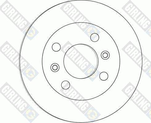 Girling 6044581 - Тормозной диск autospares.lv