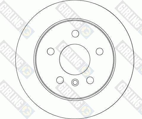 Girling 6044534 - Тормозной диск autospares.lv