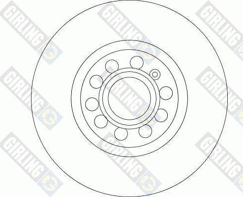 Girling 6044641 - Тормозной диск autospares.lv