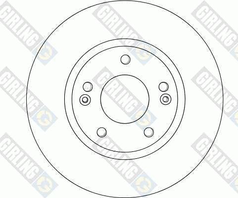 Girling 6044081 - Тормозной диск autospares.lv