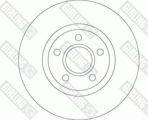 Girling 6044241 - Тормозной диск autospares.lv