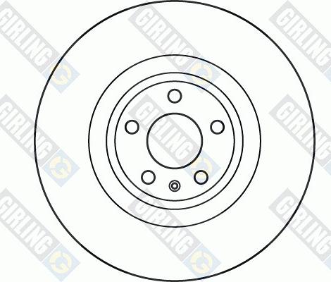 Girling 6046955 - Тормозной диск autospares.lv