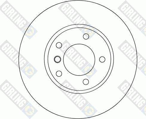 Girling 6040551 - Тормозной диск autospares.lv