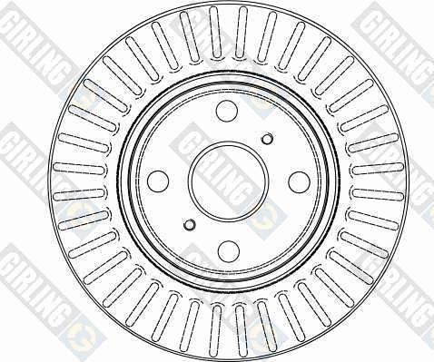 Girling 6040581 - Тормозной диск autospares.lv