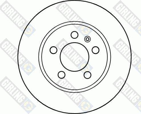 Girling 6040652 - Тормозной диск autospares.lv