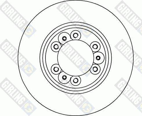 Girling 6040291 - Тормозной диск autospares.lv