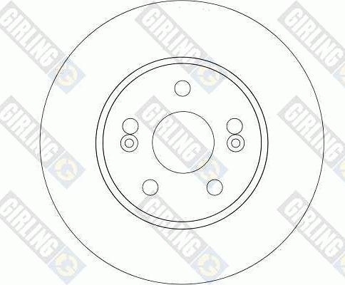 Girling 6041641 - Тормозной диск autospares.lv