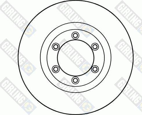 Girling 6041681 - Тормозной диск autospares.lv