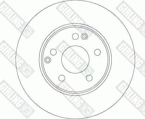 Girling 6041801 - Тормозной диск autospares.lv