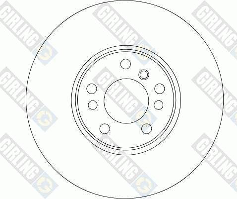 Girling 6041875 - Тормозной диск autospares.lv